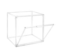 TSKDKIT Vitrina acrílica para Lego, escaparate de acrílico transparente para casco Lego Darth Vader, vitrina de almacenamiento a prueba de polvo para figuras de acción Funko Pop Model, 36 x 22 x 27 cm