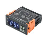 Tsophreniq Módulo de termostato de panel, CA 110 V | Sonda de conmutación de salida, ajustes almacenados, límites de temperatura ajustables, dispositivo compacto de gabinete