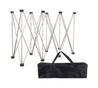 TTETTZ Mesa Plegable Soporte de Banco para Trabajo Estable Portátil Y Compacto Patas Plegables de Acero Inoxidable Resistentes Adecuado para Talleres, 8 piernas