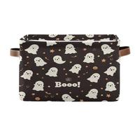 Ttgoth Canasta de almacenamiento de Halloween Boo impermeable, plegable, de lona, cesta de almacenamiento para perro, cesta organizadora para dormitorio, guardería, oficina, 1 paquete