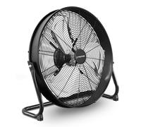 TTROTEC Ventilador de Suelo TVM 20 D, 120 W, 3 Velocidades de Ventilación, Inclinación Regulable 360°, Silencioso, Pie de Apoyo Estable y Antideslizante, Negro
