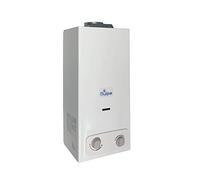 TTulpe B-6 P37 Eco - Calentador a gas propano/butano (1,5 V), color blanco, 6 litros