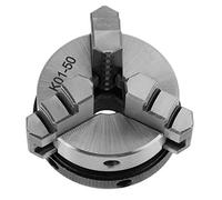 Tubayia - Mandril de banco giratorio para torno de torno, 50 mm de diámetro