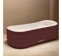 Tubble® Royale Bañera Inflable Adulto Burgundy Red 255 L - Spa Portátil Baño Caliente y Hielo, Montaje en 1 Min, Relajación, Hasta 188 cm, Uso Interior y Exterior