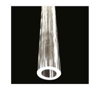 Tubo acrílico rígido transparente, Tamaños múltiples del tubo 490m m de acrílico PMMA for el refrigeración por agua los proyectos DIY(OD 12 x ID 8mm)