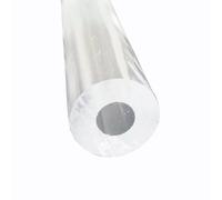 Tubo acrílico rígido transparente, Tubo acrílico PMMA de varios tamaños, 240mm, for sistemas refrigeración por agua, plomería, proyectos bricolaje(OD 40 x ID 36mm)