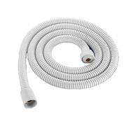 Tubo corrugado de acero inoxidable Manguera de ducha 1,5/2/3,0 m, negra/plateada, flexible, acero inoxidable, extensión larga for baño. Accesorios
