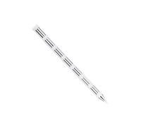 Tubo de aireación de contenedor, inserto de ventilación de suelo ranurado para riego de zona de raíces, 21,2 x 1,6 cm, paquete de 100 unidades para jardinería en casa y balcón, cultivo de plantas en
