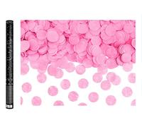 PartyDeco Cañón lanzador de confeti rosa para Gender Reveal (hembra)