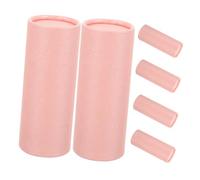 Tubo de Cartón Redondo Rosa para Botellas de Perfume 6 Piezas