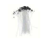 tubo de desagüe del fregadero 100 Uds. Mechas Y Soporte Vela Original Sin Humo Núcleo De Cera Soja Lámpara Queroseno Algodón Tejido Línea(8cm)
