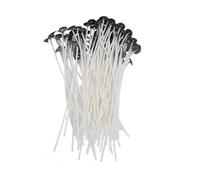 tubo de desagüe del fregadero Mecha De Vela Hilo Algodón Encerado Varios Tamaños, 100 Unids/set Por Juego, Sin Humo Y Soporte, Accesorios, For Mechas(10cm)