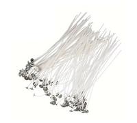 tubo de desagüe del fregadero Mechas For Velas Sin Humo, Cera De Soja, Núcleo Algodón Puro, Fabricación Artesanal, Mecha Preencerada 100 Uds(12cm)