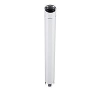 Tubo de ducha de acero inoxidable, tubo de extensión de ducha redondo, tubo de extensión, brazo de extensión de cabezal de ducha cromado, tubo de extensión de ducha de 8 pulgadas, para baño