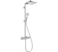 Tubo de ducha hansgrohe Crometta E 240 1jet con termostato, cromado, 27271000