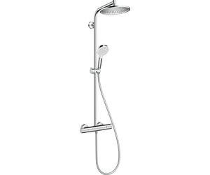 Tubo de ducha hansgrohe Crometta S 240 1jet con termostato, cromado, 27267000