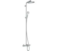 Tubo de ducha hansgrohe Crometta S 240 1jet con termostato de baño, cromado, 27320000