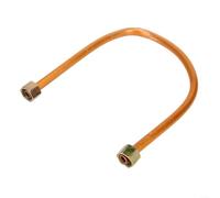 Tubo de escape para compresor de aire de aluminio con rosca hexagonal G3/8 pulgadas para bomba de aire, conector chapado en cobre para uso en compresor