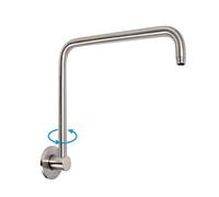 Tubo De Extensión De Cabezal De Ducha Extensión Del Brazo De Ducha Giratorio S Con Brida Cabezal Tubo Alto Nivel