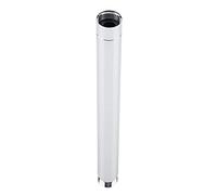Tubo de Extensión de Ducha Tubo de Ducha Redondo de 8 Pulgadas 201 Tubo de Ducha de Acero Inoxidable Cromado Tubo de Extensión de Cabezal de Ducha Extensión de Ducha de Mano Accesorio de Baño
