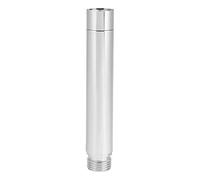 Tubo de Extensión para Ducha, 10 cm, Acero Inoxidable 201, Brazo Recto Cromado, Accesorio de Baño