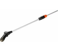 Tubo de extensión para telescopio GARDENA, ideal para el control de malezas, con una longitud ajustable de 40 a 100 cm y boquilla orientable