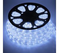 Tubo de luces LED de 50 metros, 1800 LEDs, luz blanca fría, IP65, resistente al agua