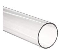 Tubo de policarbonato transparente, diámetro exterior 80mm pared 3mm longitud 1m