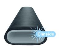 Tubo de ventilación ComfoTube Therm flat 51 69 x 156 mm, 10 m, negro, aislado de Zehnder - 990328032
