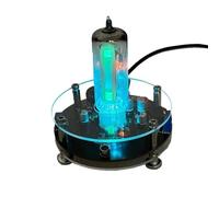 Tubo de visualización de música LED reactivo redondo con micrófono de entrada auditiva de 3,5 mm, luz de ritmo, monitor de recogida de tubo electrónico