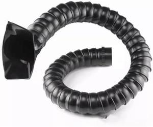 Tubo flexible de evacuación humos, tubo posicionamiento