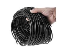 Tubo flexible de PE negro, Tubo de riego por microgoteo, manguera jardín PVC, negra, 1/4 pulgadas, 4-7mm, 10/20/40 metros(20M)