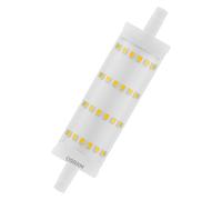OSRAM Lámpara LED LED Line con casquillo retrofit R7s, 13 W / 1521 lm, luz blanca fría y clara de 4000 K, no regulable. IP20, vidrio sin plomo, 28 mm de diámetro