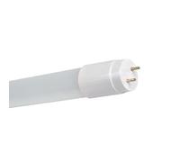Tubo LED T8 0,6m 10W, diseño mixto aluminio y plástico, ideal para iluminación general en espacios comerciales y residenciales.