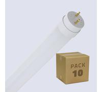 Tubo LED T8 Cristal 120cm Conexión un Lateral 18W 160lm/W (Pack 10 un) [EEK: C]