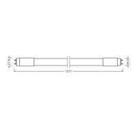 Tubo LED T8 de valor universal 1200 mm 18W 865 4099854026379