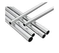 Tubo pequeño de pared delgada, redondo, recto, de aleación de aluminio dibujado fino, 5 uds., 0,2-0,6mm de espesor, 1,1-9mm de diámetro exterior, 300mm, 500mm de longitud(300mm-OD6.5xID5.5mm)