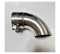 Tubo Punta Piezas De Automóvil Conexión Codo Del Mercado Acero Inoxidable Del Supresor Del Tubo De Escape Tubo Escape Silenciador(70mm)