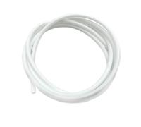 Tubo Silicona 1 metro ID 2 3 4 5 6 7 8 9 10 12 Mm tubo de silicona manguera goma Flexible refresco conector agua colorido(White,1 meter,OD 6xID 3mm)