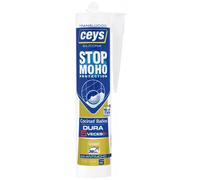 Tubo Silicona Ceys Stop Moho Protección 5 veces más dureadera secado exprés especial baños y cocinas en blanca o transparente 125ml y 280ml