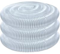 Tubo Silicona Manguera recolectora de polvo 4" x 20' for colector for carpintería y aspiradora taller, manguera 4 pulgadas