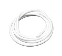 Tubo Silicona Tubo de silicona 1 metro, manguera goma Flexible, tubo for refrescos, conector agua ID, 2, 3, 4, 5, 6, 7, 8, 9, 10, 12mm(White,ID 3mm OD 4mm)