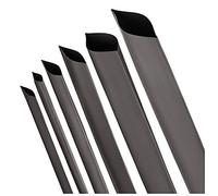 Tubo termoretráctil ISOLATECH por metro negro sin adhesivo Ø2 3/4inch (70mm) 5ft (1,5metros) relación de contracción 2:1 juego poliolefina para aislar cables sin etiquetar resistente a los rayos UV