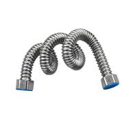 Tubos Corrugados de Acero Inoxidable 1/2'' Inlet Water Pipe Hot And Cold Flexible Hose Toilet Basin 304 Stainless Steel Corrugated(30cm)
