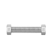 Tubos Corrugados de Acero Inoxidable 1 Inch 304 Stainless Steel Bellows High Pressure Explosion-proof Hose DN25 Engineering Special Cold And Hot Water Pipe Metal(2M)
