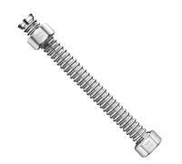 Tubos Corrugados de Acero Inoxidable 20/40/60/100/150/200cm G1/2 Inch 304 Stainless Steel Flexible Bellows High Pressure Explosion-proof Hose Cold And Hot Water Pipe(40cm)