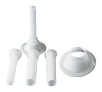 Tubos De Relleno De Salchichas | Embudos universales para Picadora (3 Piezas) | Kit Ligero Y Portátil Para Rellenar Salchichas, Ideal Para Cocinar En Casa, Preparar Barbacoas, , Ac