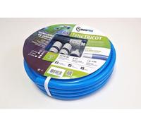 TubosPro - Manguera Premium Azul Diam.15 mm. Flexible, para jardín. Refuerzo Tricotado Anti-Torsión Presión 20 bar. Interior Blanco Atóxico. Temperatura de uso -15/+65ºC. Anti-rayos UV. (15 metros)