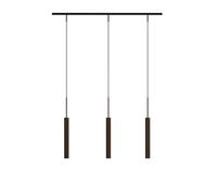 Audo Copenhagen Lámpara colgante Tubulaire rail 3 Anodized bronzed