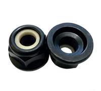 Tuerca de cuello de rosca inversa izquierda para m10 x 1.0 reemplazo para piezas de recortadora de hilo FS36 FS40 - Acero de aleación de 24 x 17 mm, paquete de 2